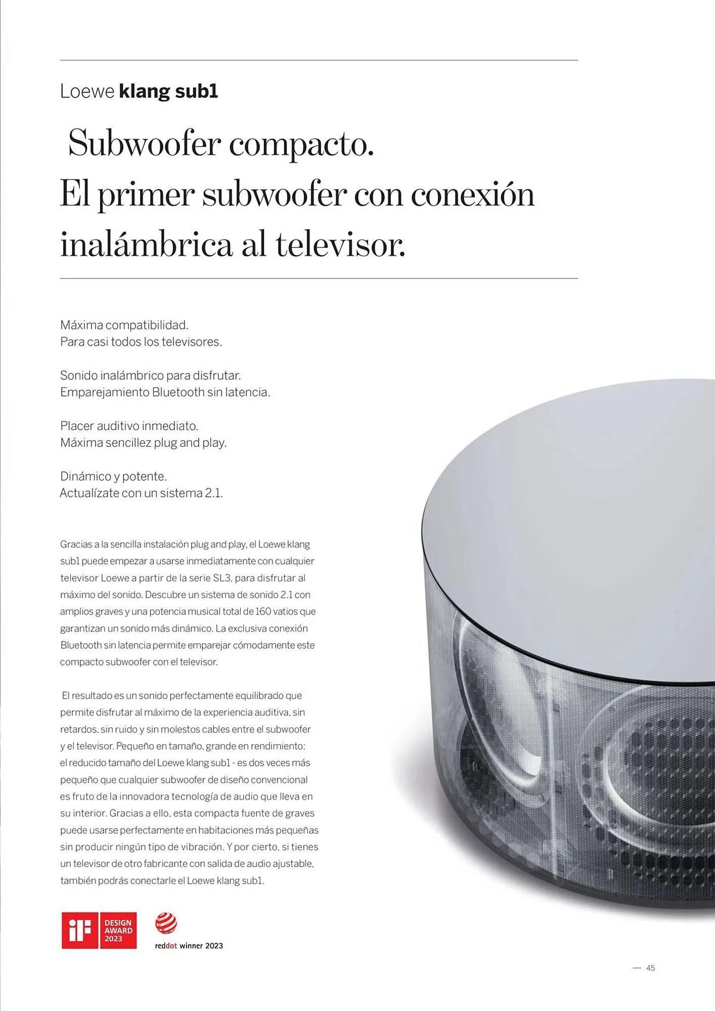 Catálogo de Folleto Loewe 23 de enero al 31 de diciembre 2026 - Página 45