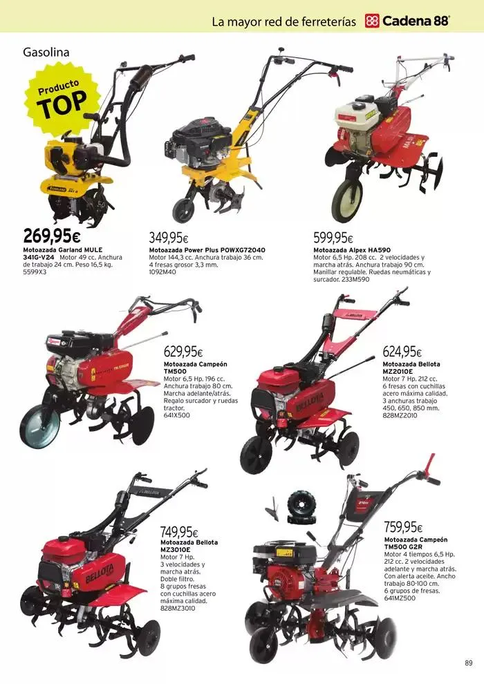 Catálogo de Transforma tu jardín y terraza 1 de enero al 31 de diciembre 2025 - Página 89