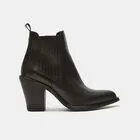 Botines En Punta Con Tacón