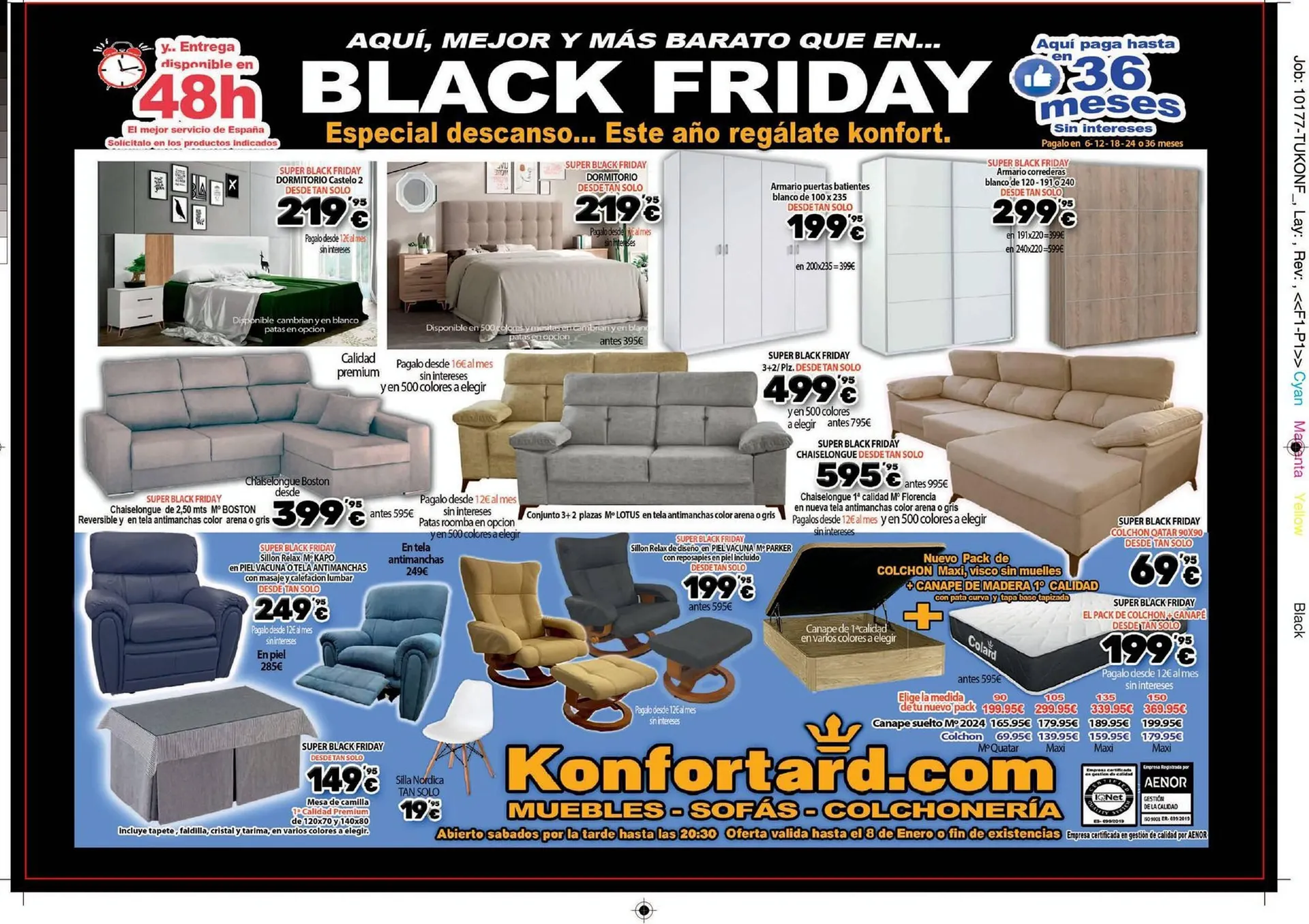 Catálogo de Folleto Konfortard 6 de noviembre al 8 de enero 2024 - Página 1