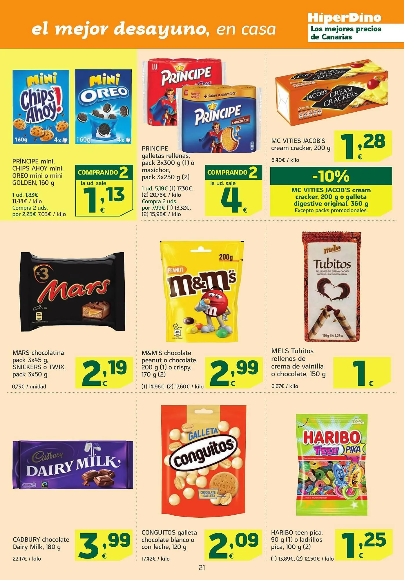 Catálogo de Folleto HiperDino 22 de julio al 7 de agosto 2025 - Página 21