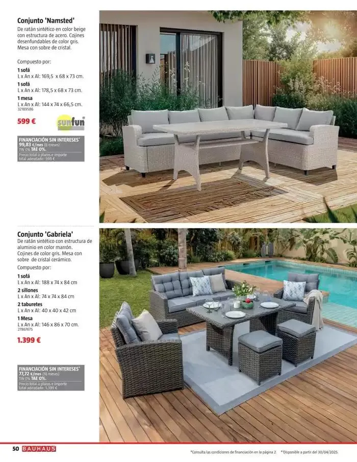 Catálogo de Bauhaus Verano 1 de junio al 31 de agosto 2025 - Página 50