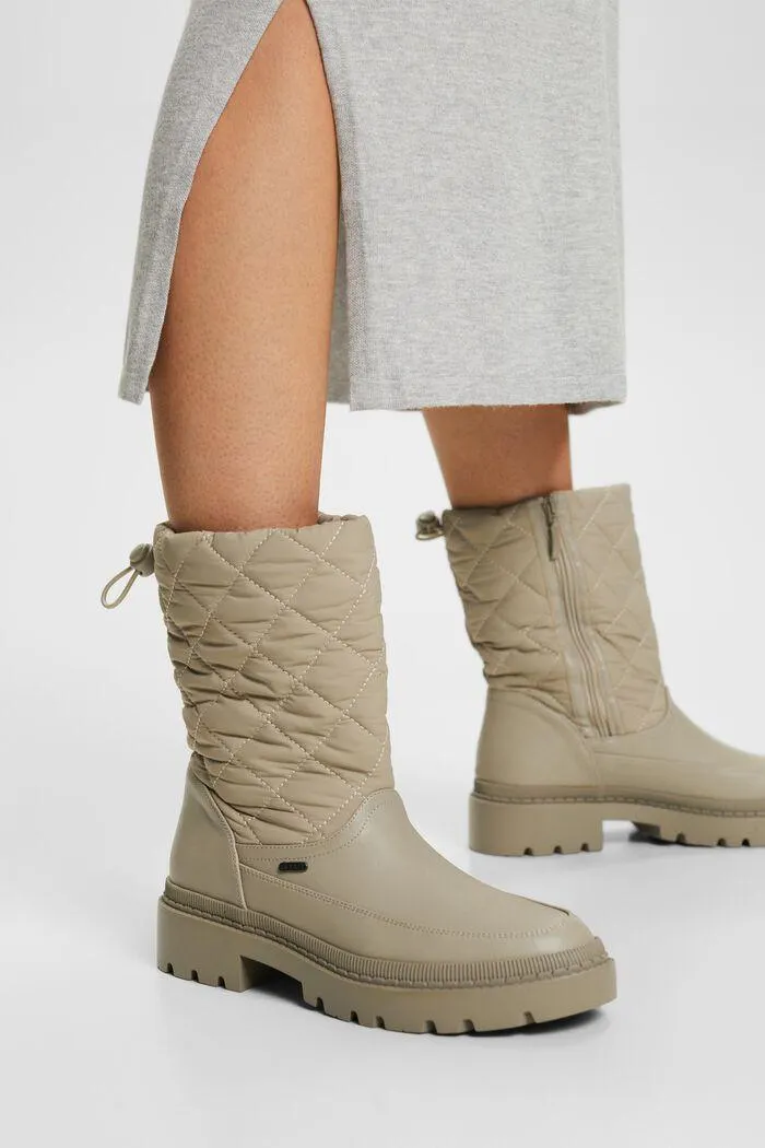 Botas acolchadas de polipiel