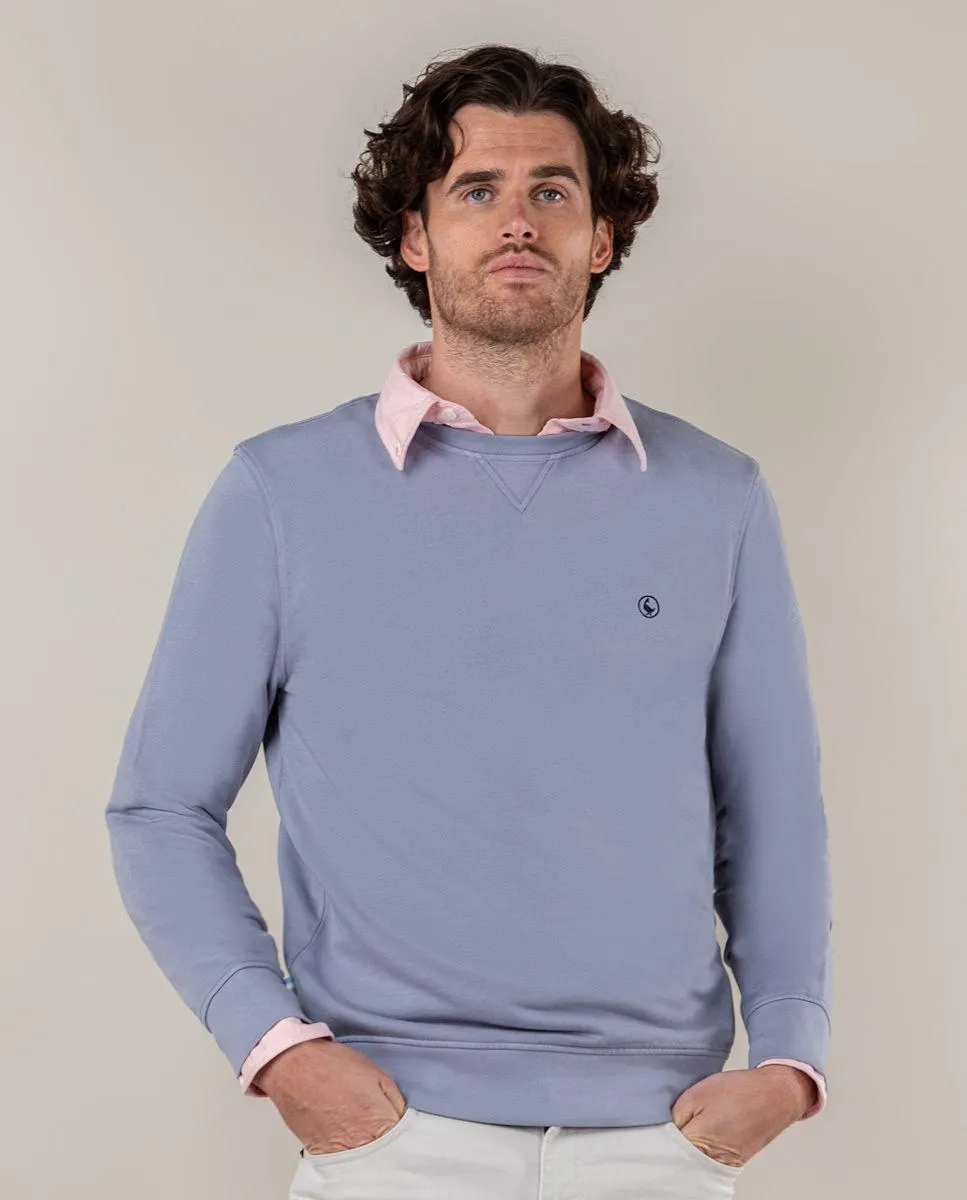 Sudadera Cuello Caja Azul Petróleo