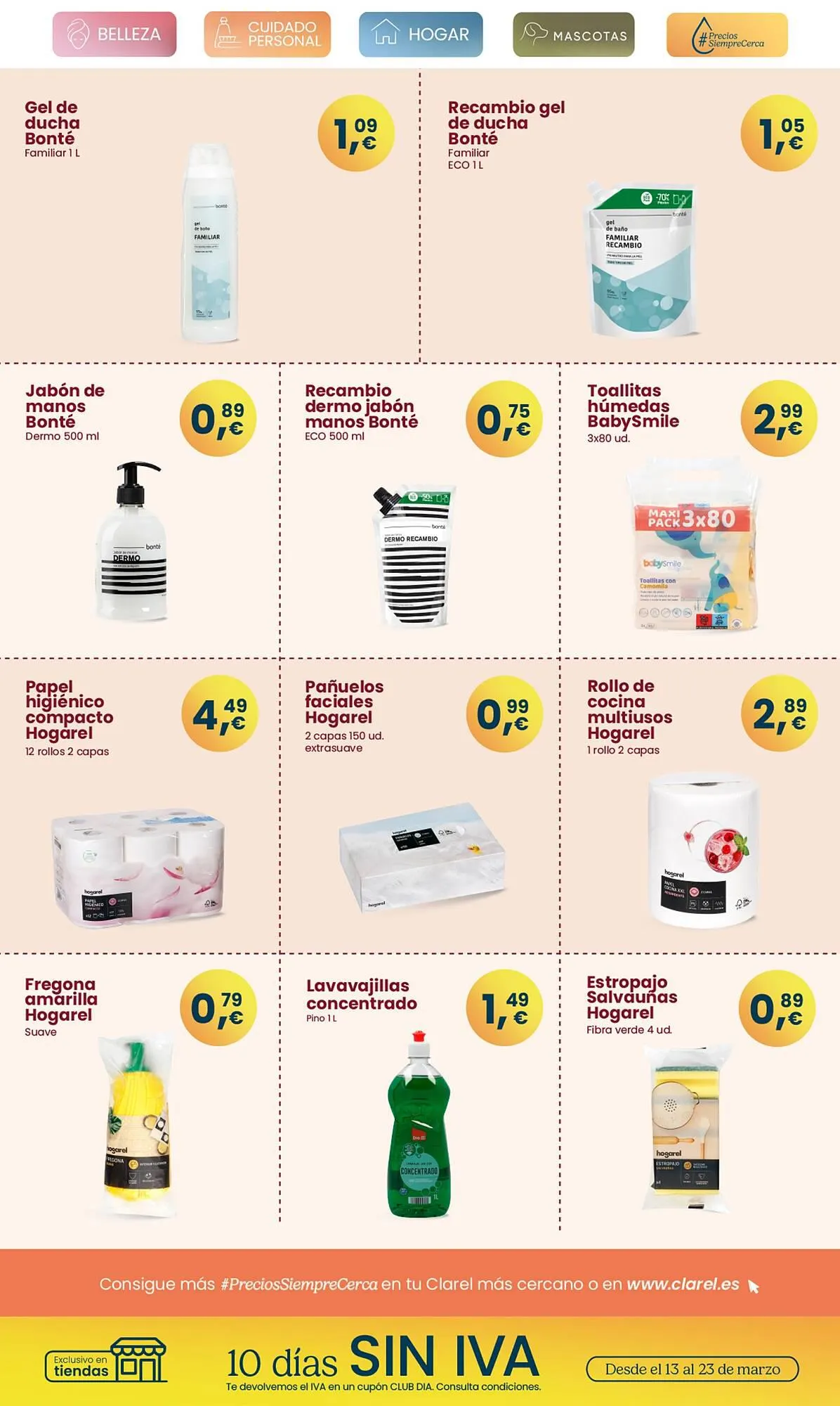 Catálogo de Folleto Clarel 13 de marzo al 26 de marzo 2024 - Página 11