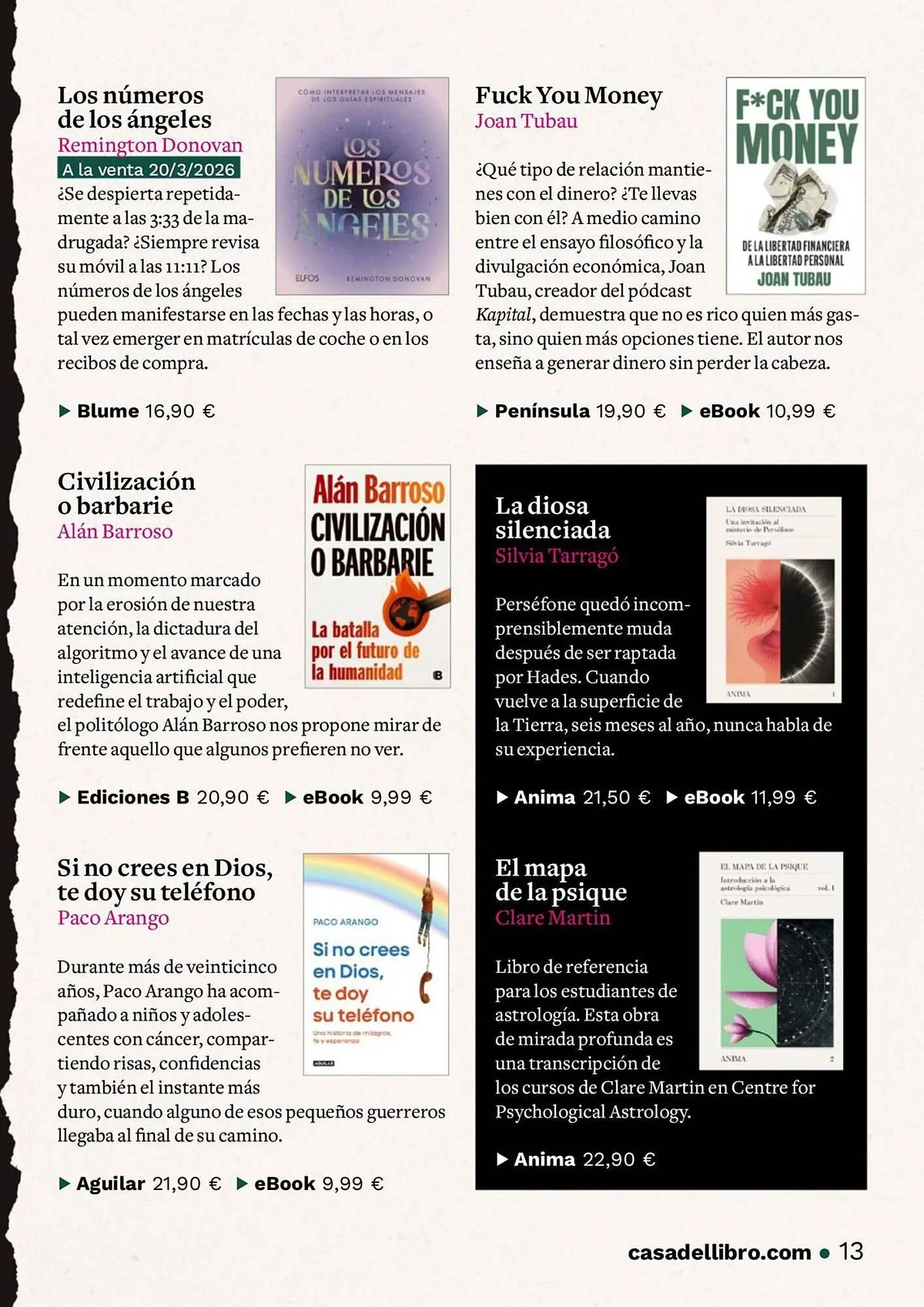 Catálogo de Catálogo Casa del Libro 1 de abril al 22 de abril 2026 - Página 13