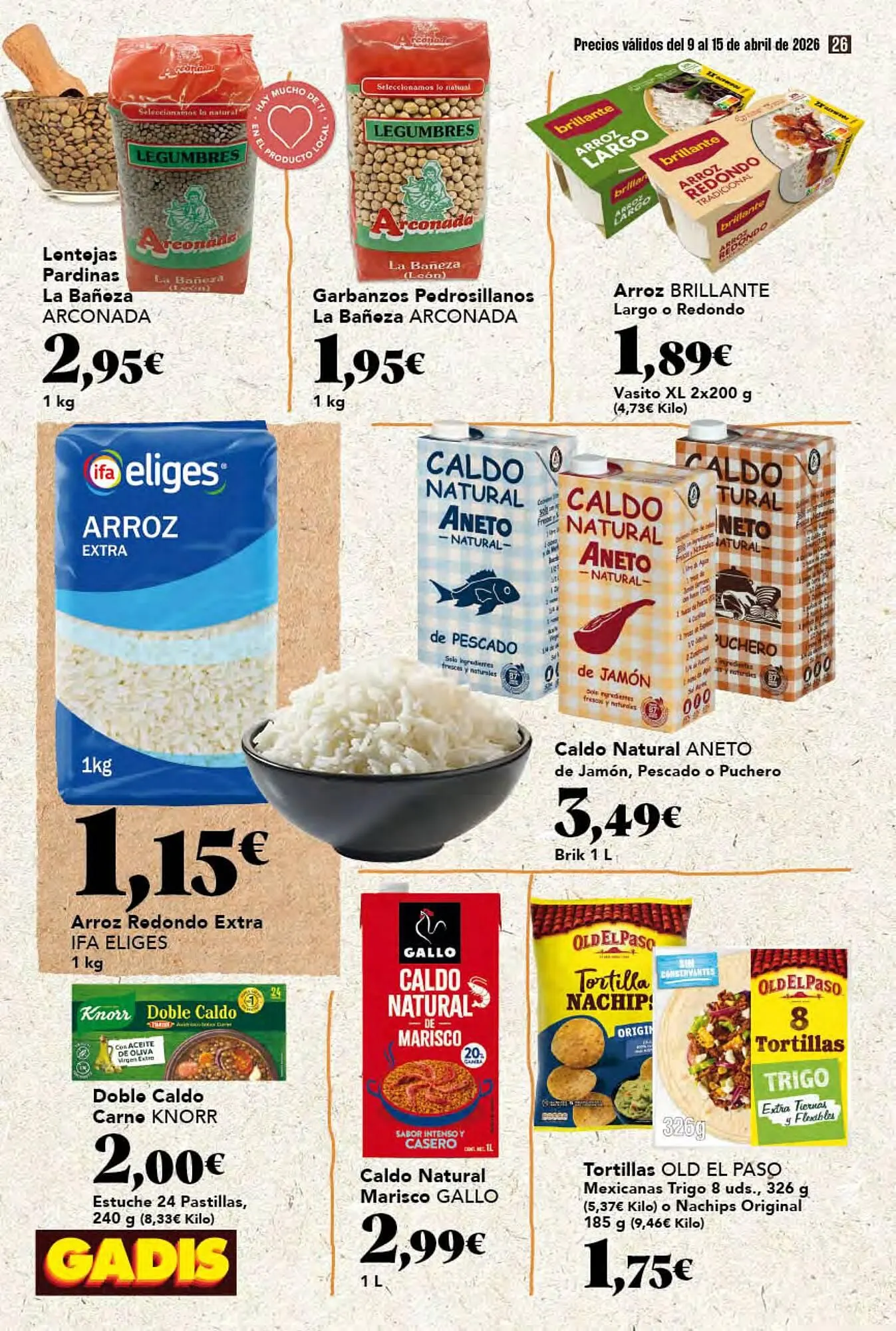 Catálogo de Folleto Gadis 9 de abril al 15 de abril 2026 - Página 26