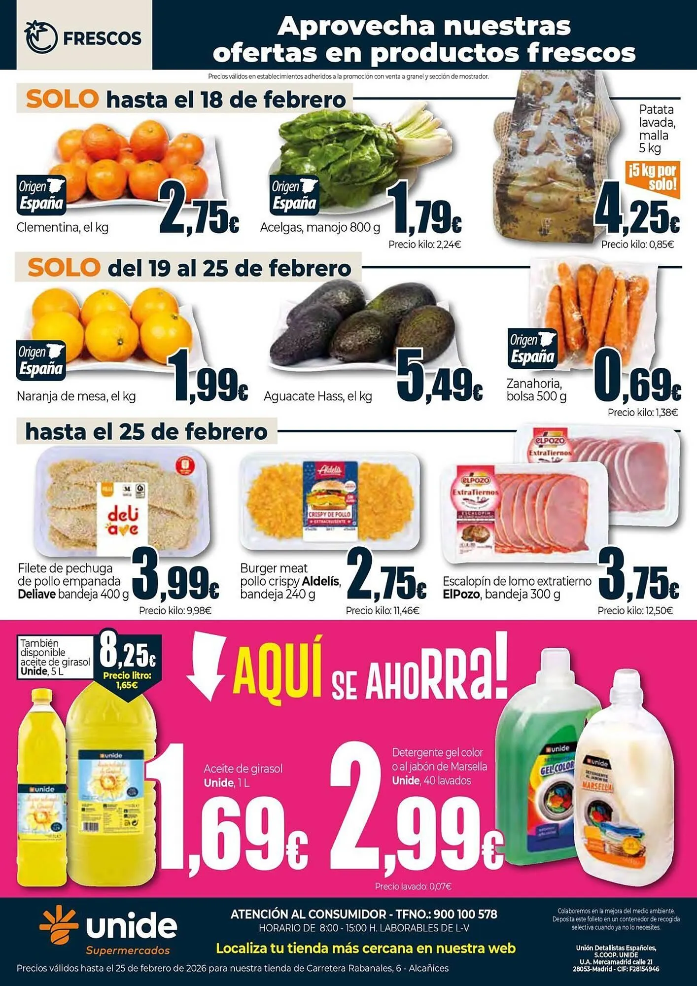 Catálogo de Folleto Unide Supermercados 13 de febrero al 25 de febrero 2026 - Página 4