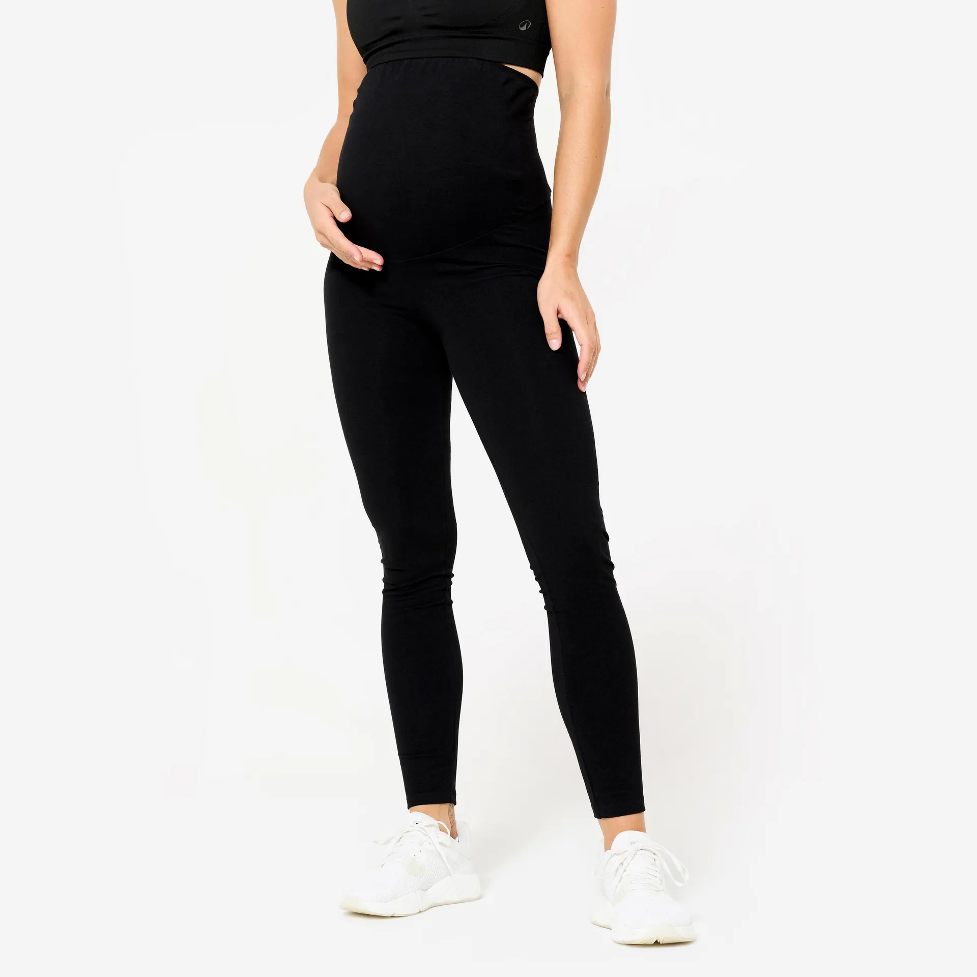 Leggings Yoga Premamá Mujer Negro