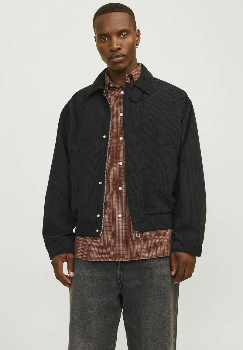 JORBRONX HARRINGTON JACKET - Chaqueta fina - black