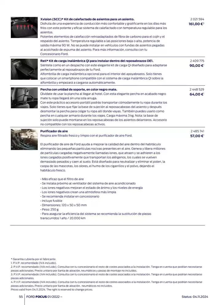 Catálogo de Ford de accesorios Focus 13 de noviembre al 13 de noviembre 2025 - Página 55