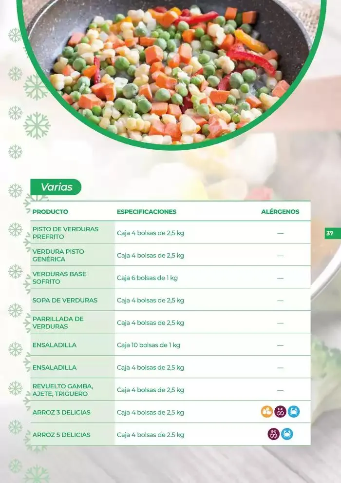 Catálogo de Catálogo de productos congelados 7 de octubre al 31 de diciembre 2024 - Página 37