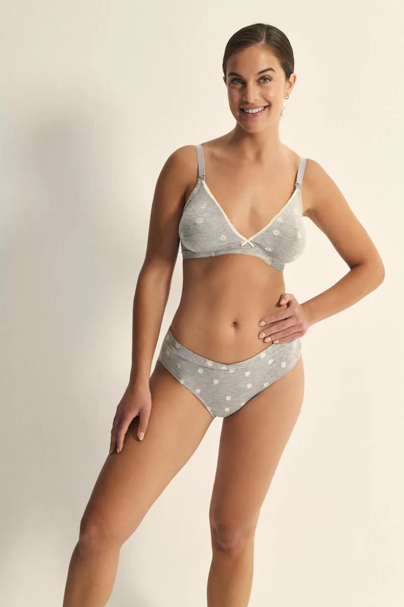 BRAGUITA MATERNAL MODAL CON CINTURA ELÁSTICA