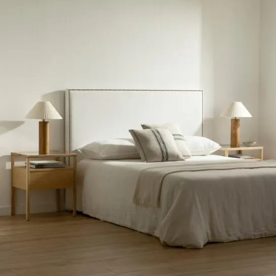 Cabecero tapizado 150/160 blanco