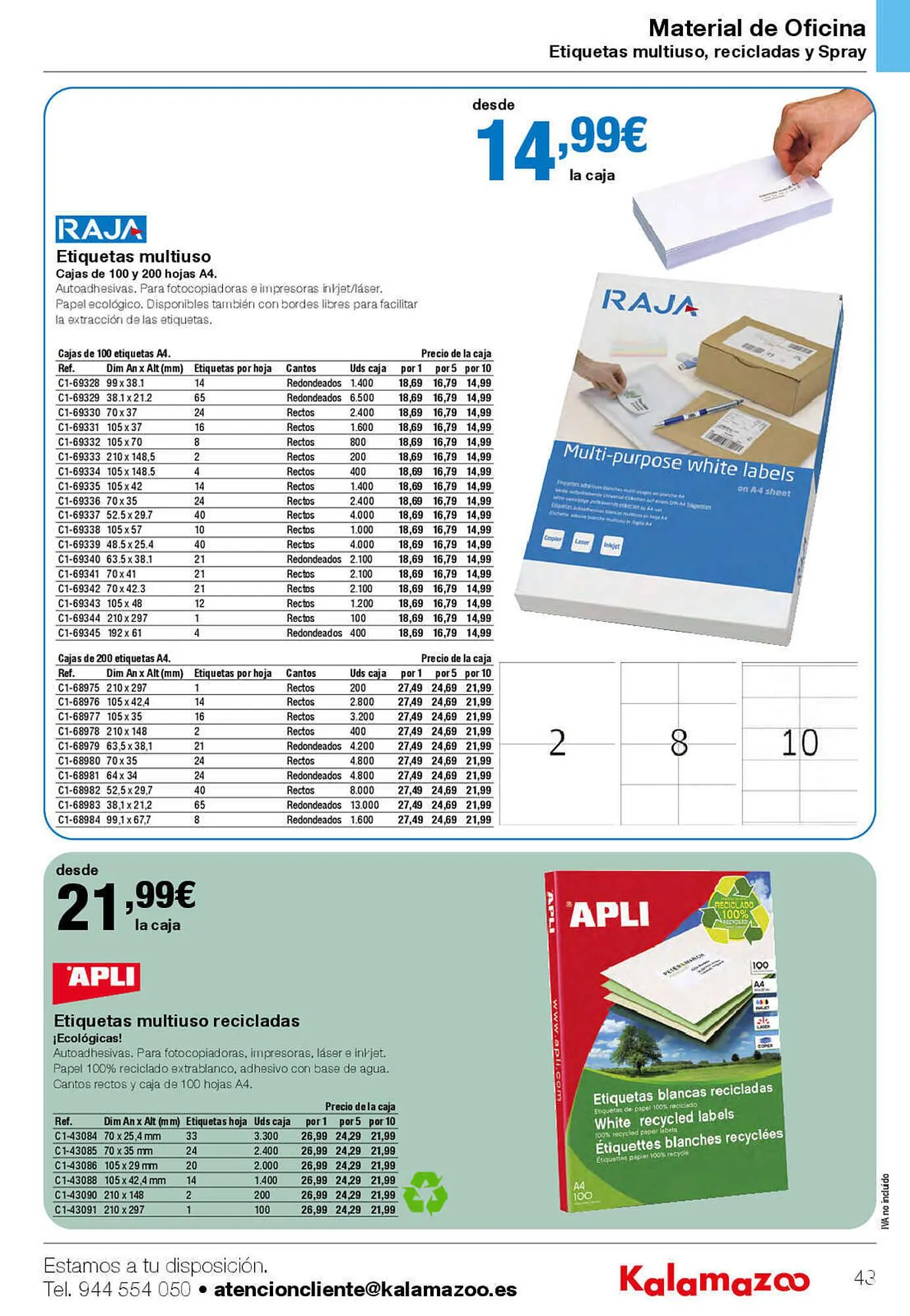 Catálogo de Folleto Staples Kalamazoo 27 de enero al 31 de julio 2023 - Página 43