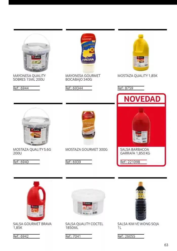 Catálogo de Nuestra selección de hostelería 1 de marzo al 30 de abril 2025 - Página 63