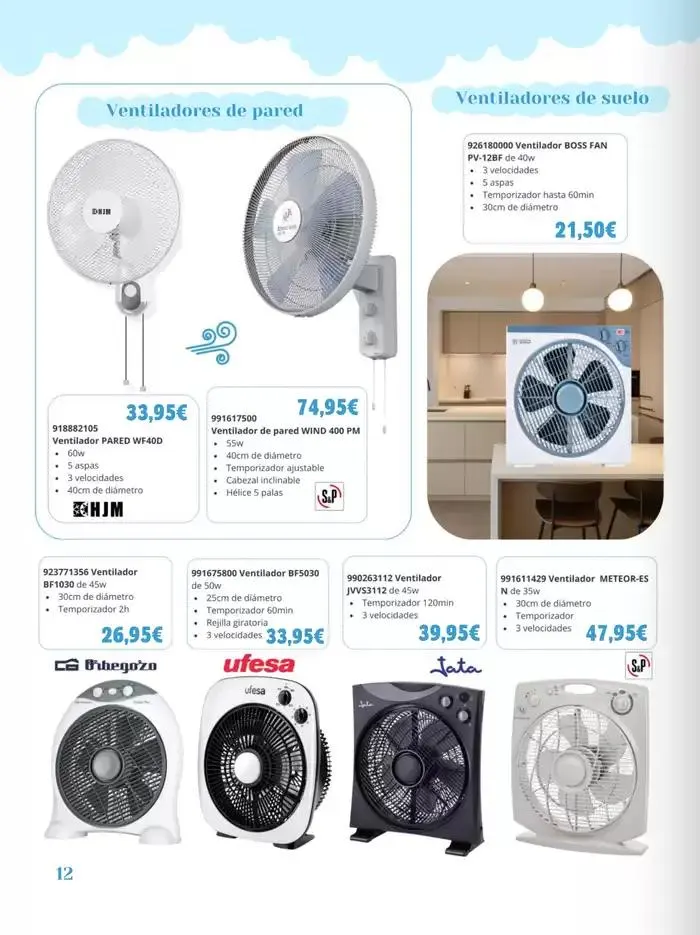 Catálogo de Especial Ventilacion 2025 2 de mayo al 30 de septiembre 2025 - Página 12