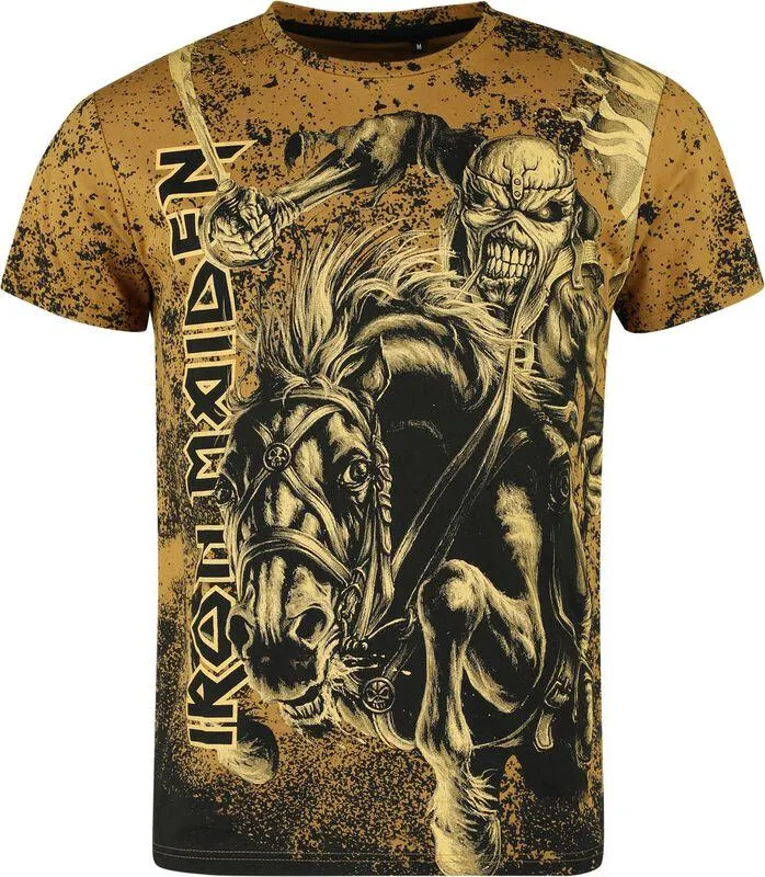 "EMP Signature Collection" Camiseta marrón/negro de Iron Maiden