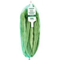 Judía plana EROSKI, malla 500 g
