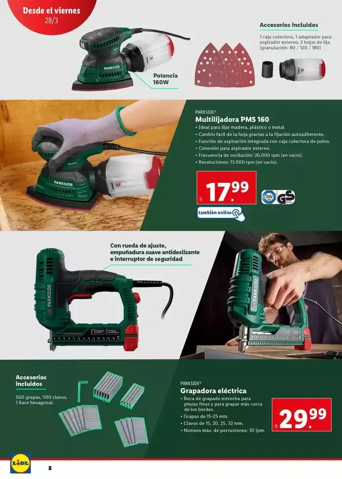 Catálogo de Parside Lidl 3 de marzo al 30 de marzo 2025 - Página 8