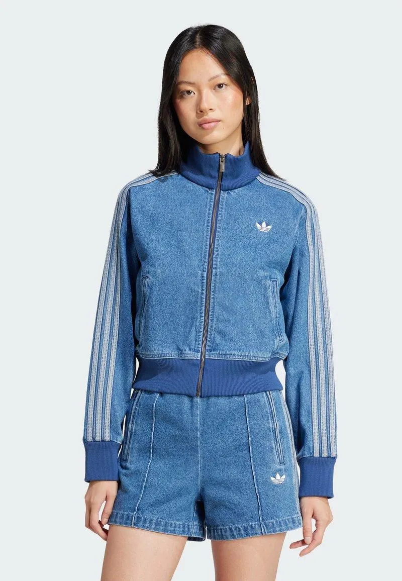 ADICOLOR DENIM TRACK - Chaqueta de entrenamiento - indigo denim