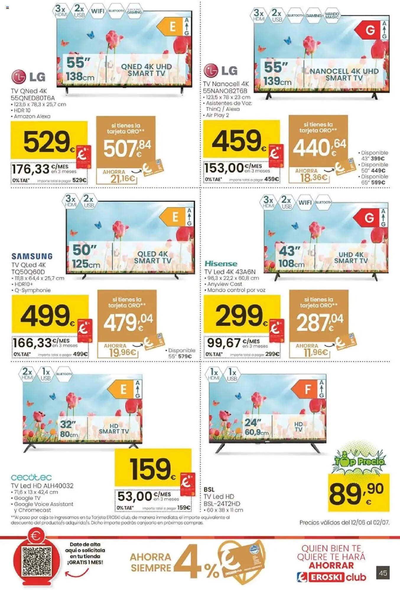 Catálogo de Folleto Eroski 12 de junio al 1 de julio 2025 - Página 45