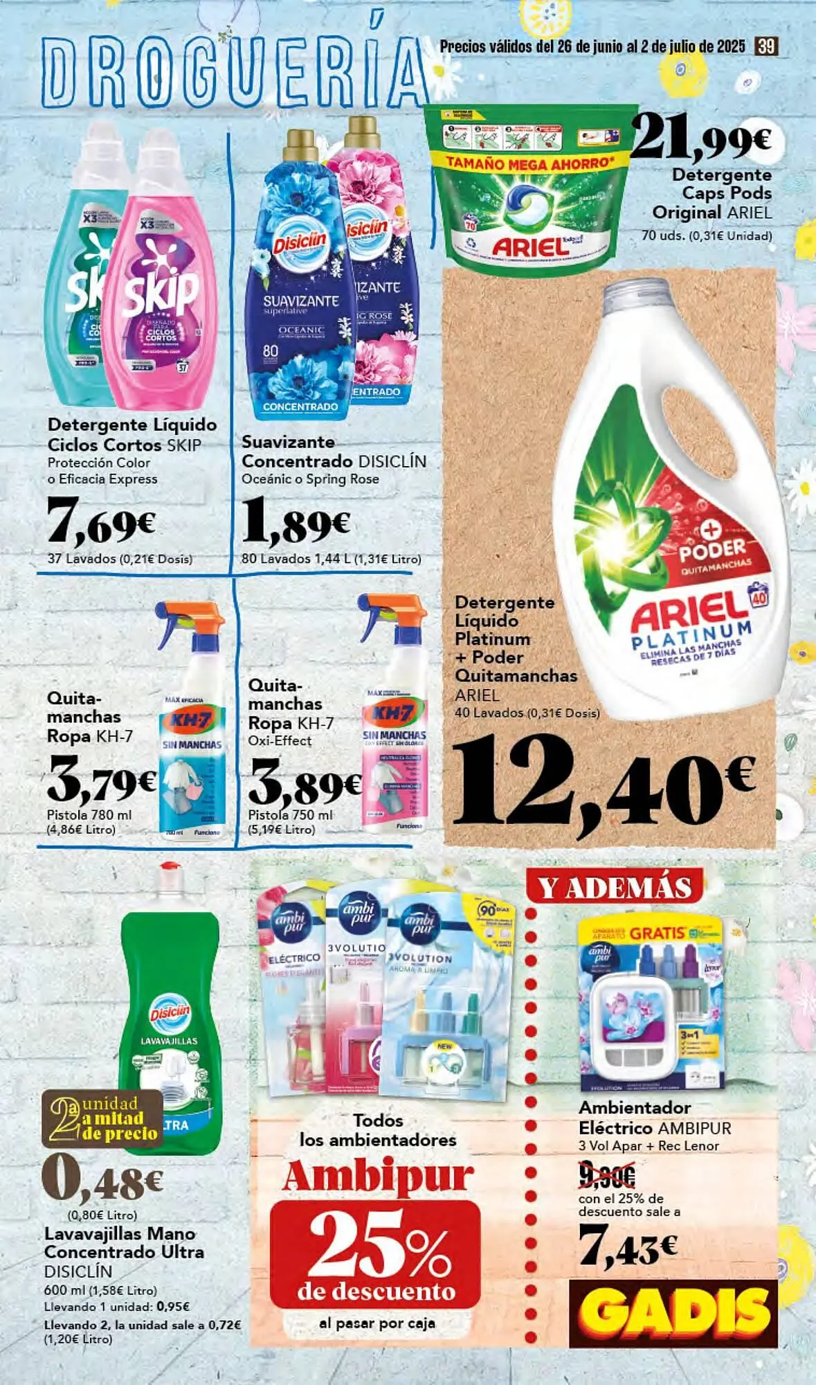 Catálogo de Folleto Gadis 26 de junio al 2 de julio 2025 - Página 39