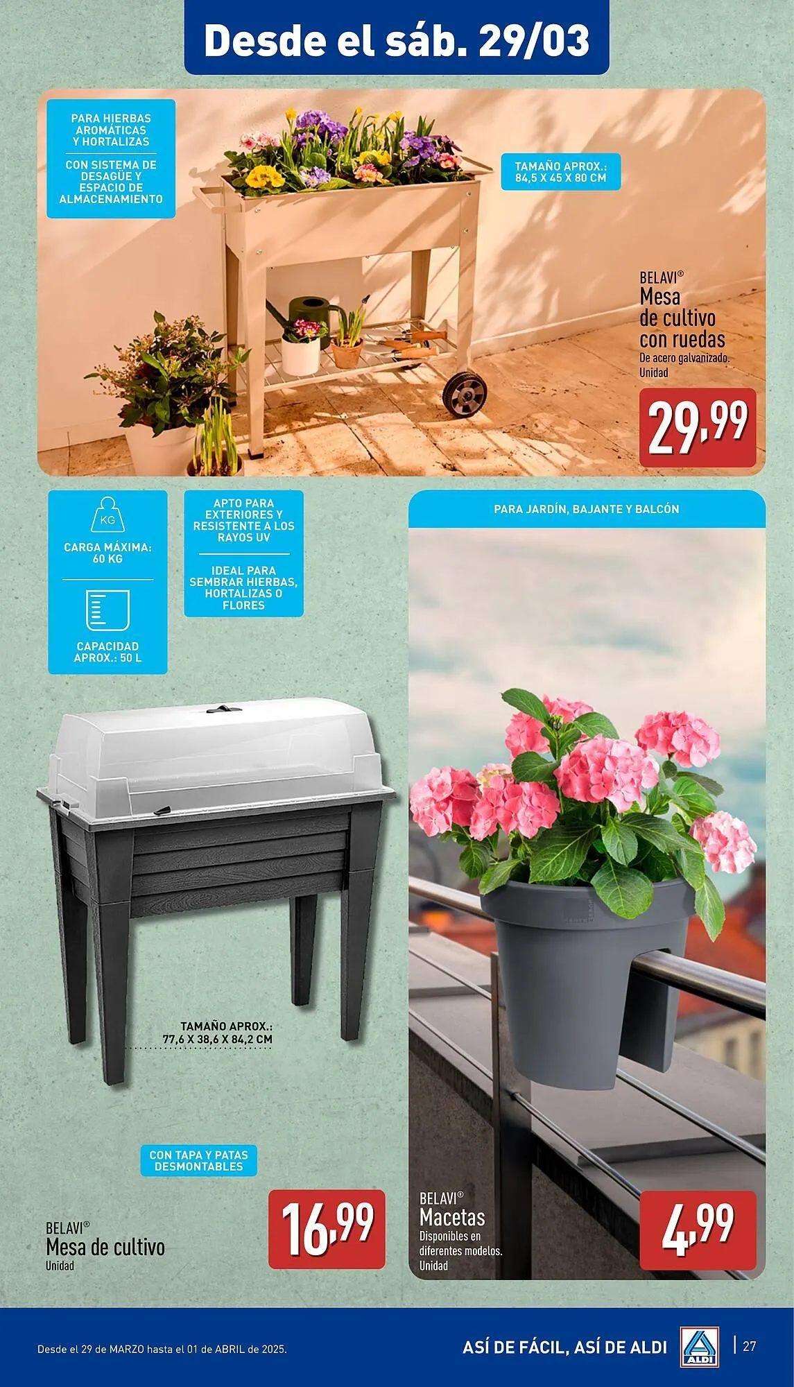 Catálogo de Folleto ALDI 26 de marzo al 1 de abril 2025 - Página 27