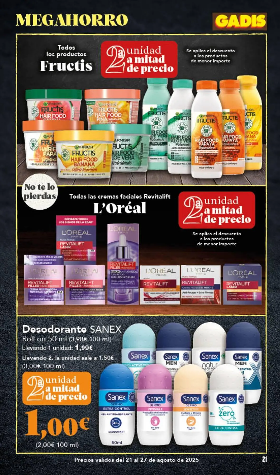 Catálogo de Folleto Gadis 21 de agosto al 27 de agosto 2025 - Página 21