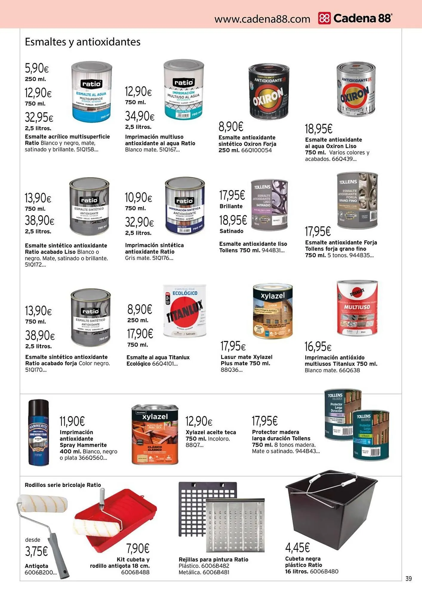 Catálogo de Folleto Cadena88 30 de mayo al 30 de agosto 2025 - Página 39