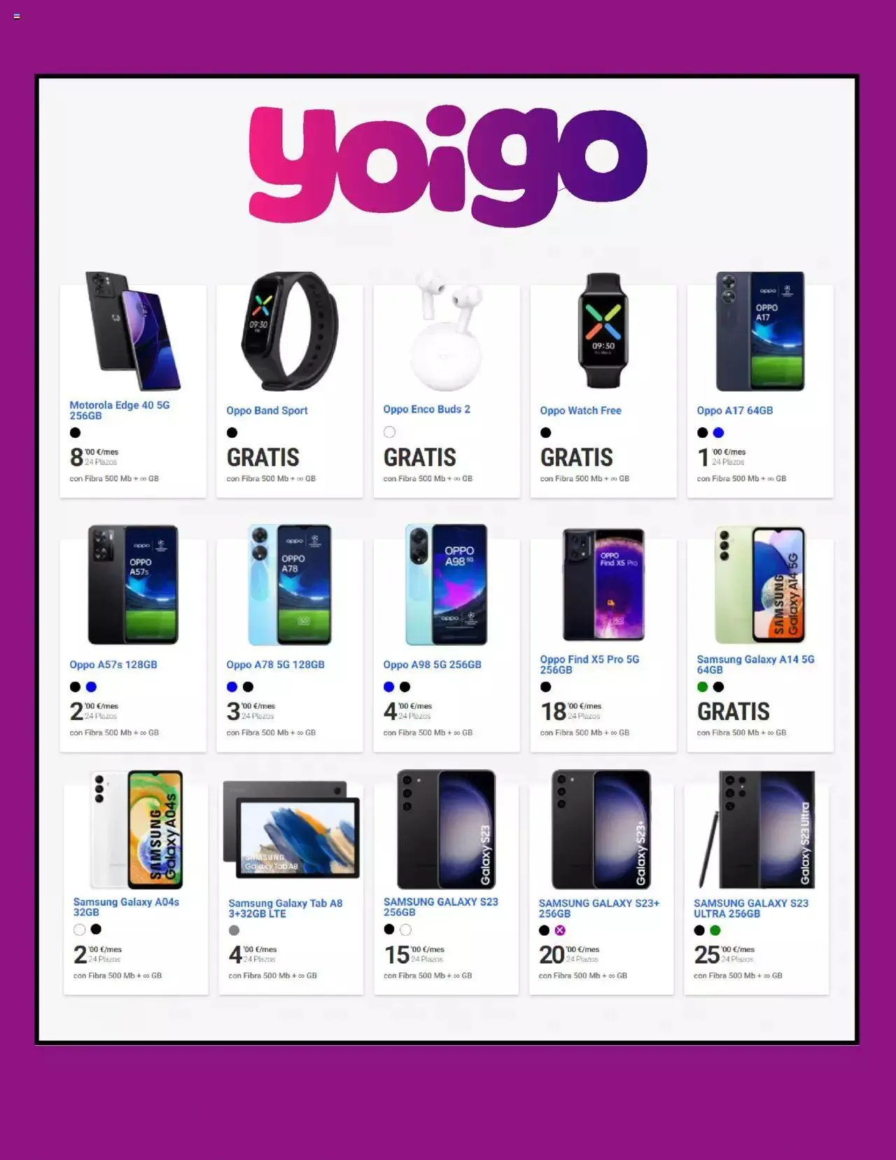 Catálogo de Yoigo ofertas 18 de agosto al 31 de diciembre 2023 - Página 5