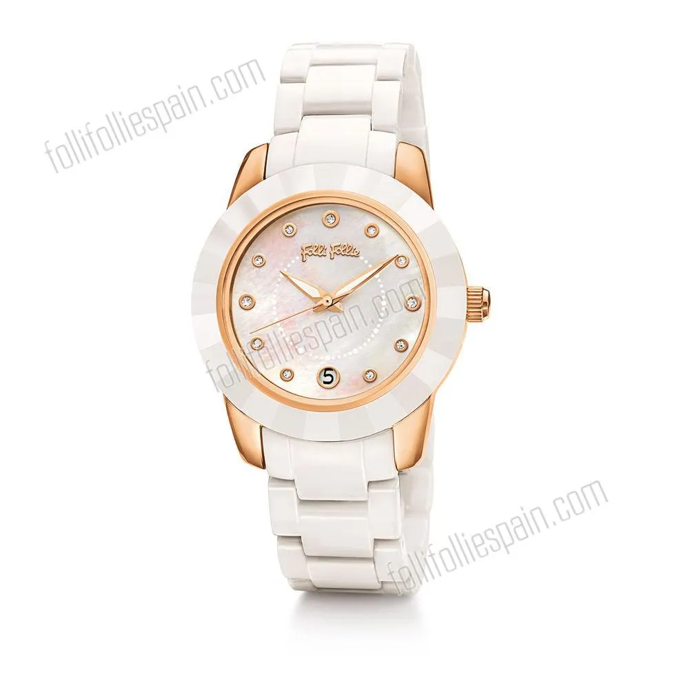 Folli Follie Reloj De cerámica prismática con precios de descuento