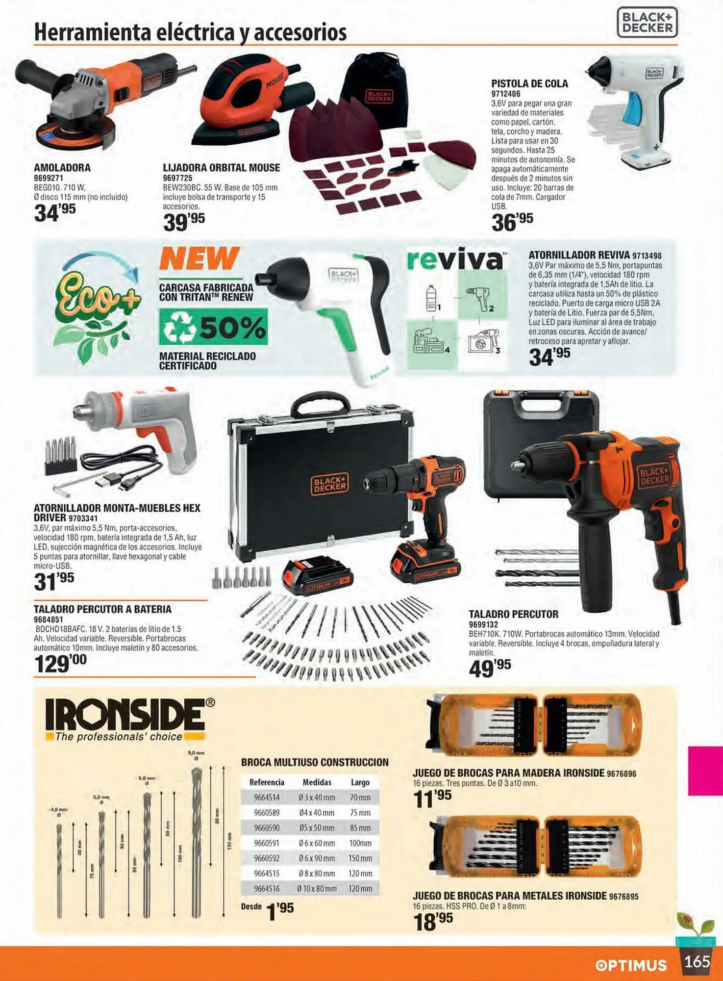 Catálogo de Folleto Optimus 27 de marzo al 31 de agosto 2023 - Página 165