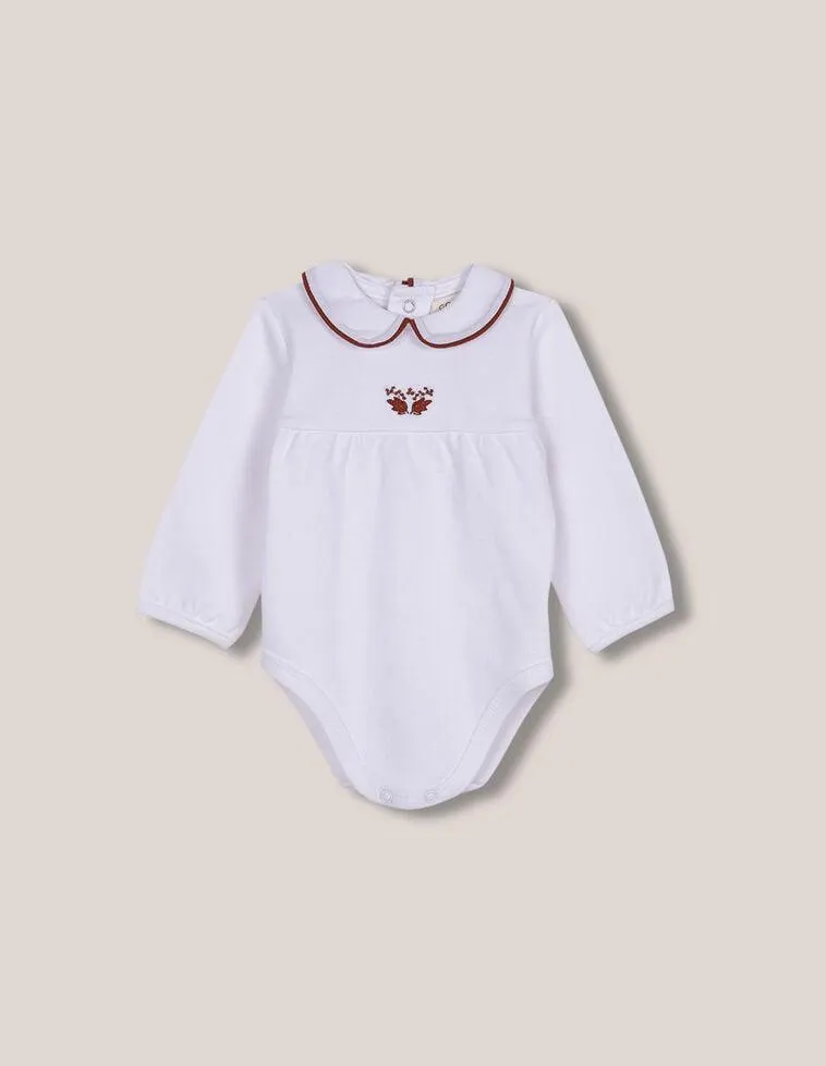 Body Cuello Vivo A Contraste Blanco Optico