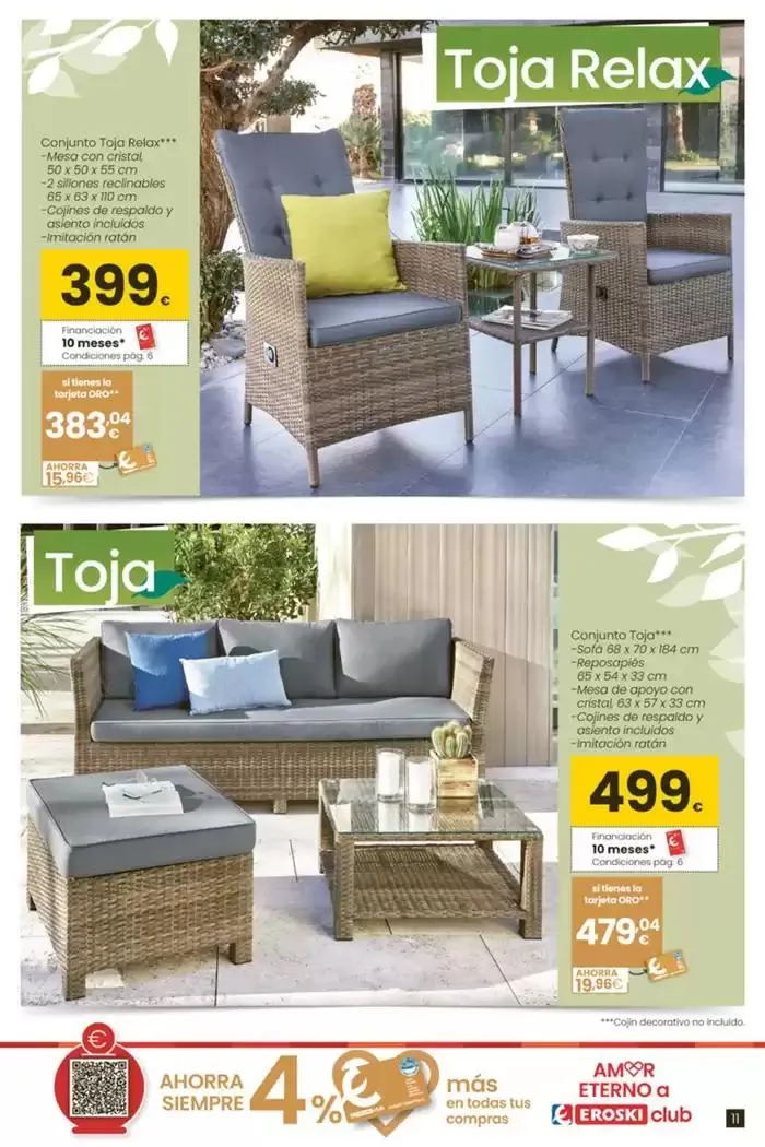 Catálogo de Terraza y jardín  3 de abril al 30 de abril 2025 - Página 11