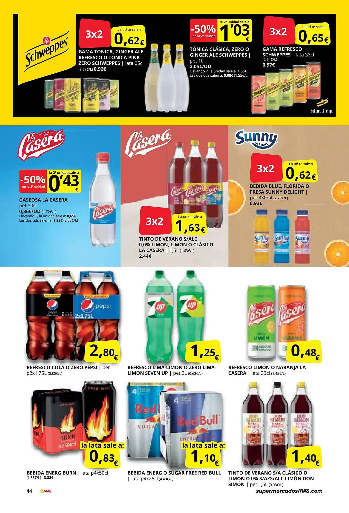 Catálogo de Folleto Supermercados MAS 3 de marzo al 26 de marzo 2026 - Página 44