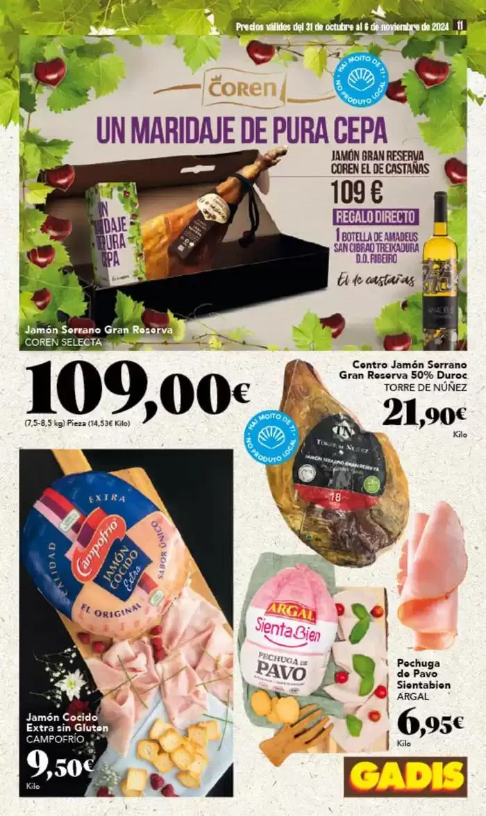 Catálogo de Catálogo Gadis Galicia 31 de octubre al 6 de noviembre 2024 - Página 11