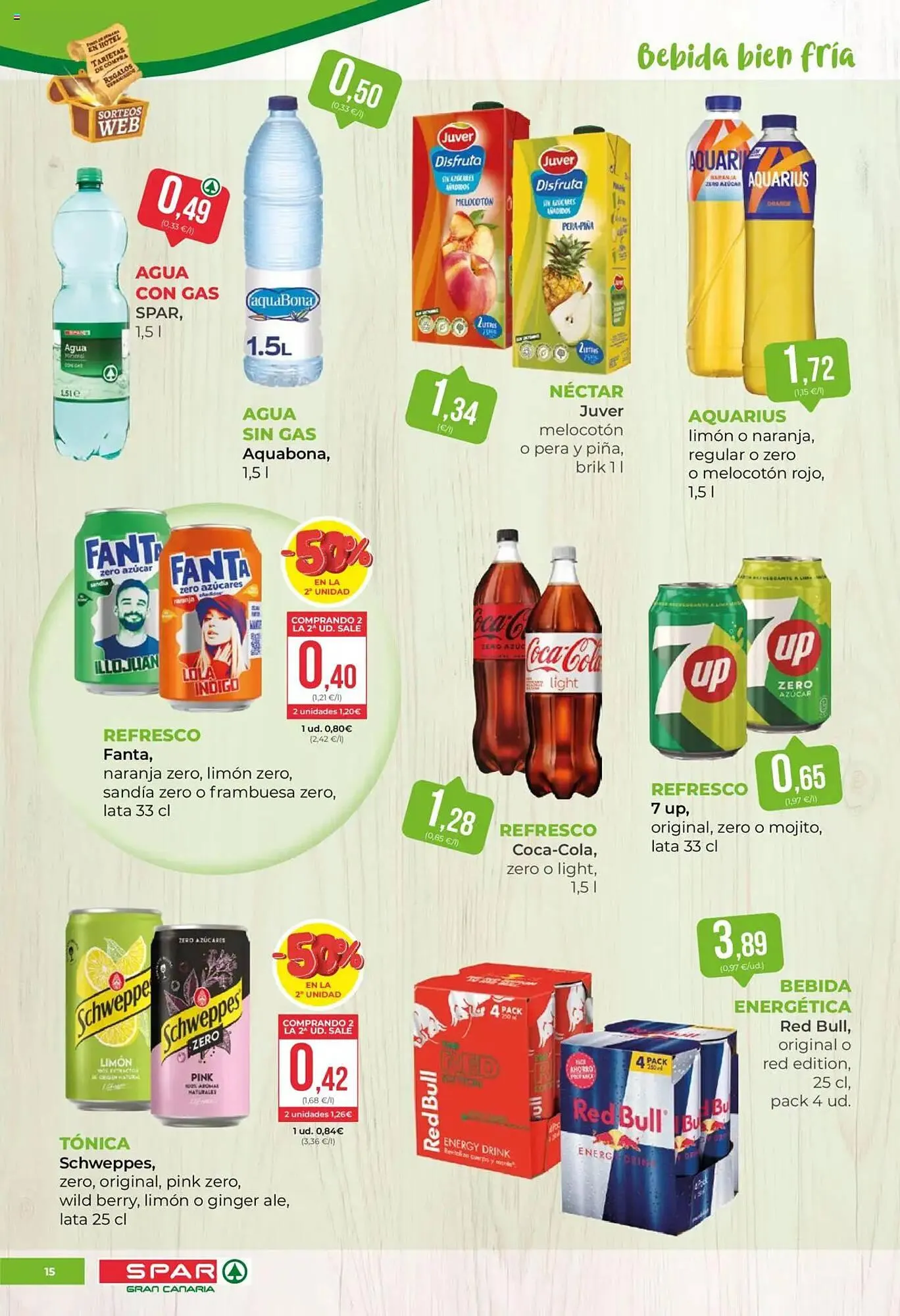 Catálogo de Folleto SPAR Gran Canaria 11 de julio al 24 de julio 2025 - Página 15