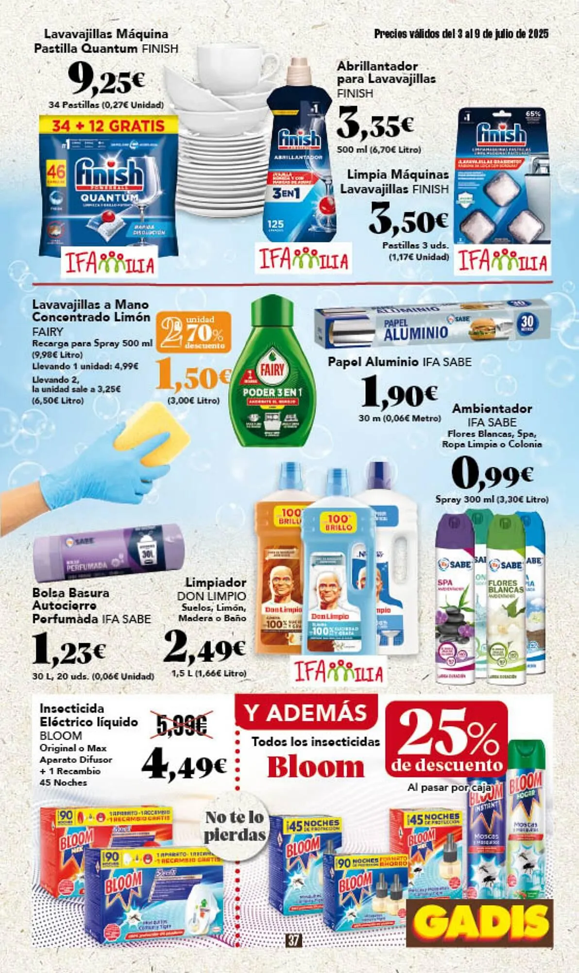 Catálogo de Folleto Gadis 3 de julio al 9 de julio 2025 - Página 37
