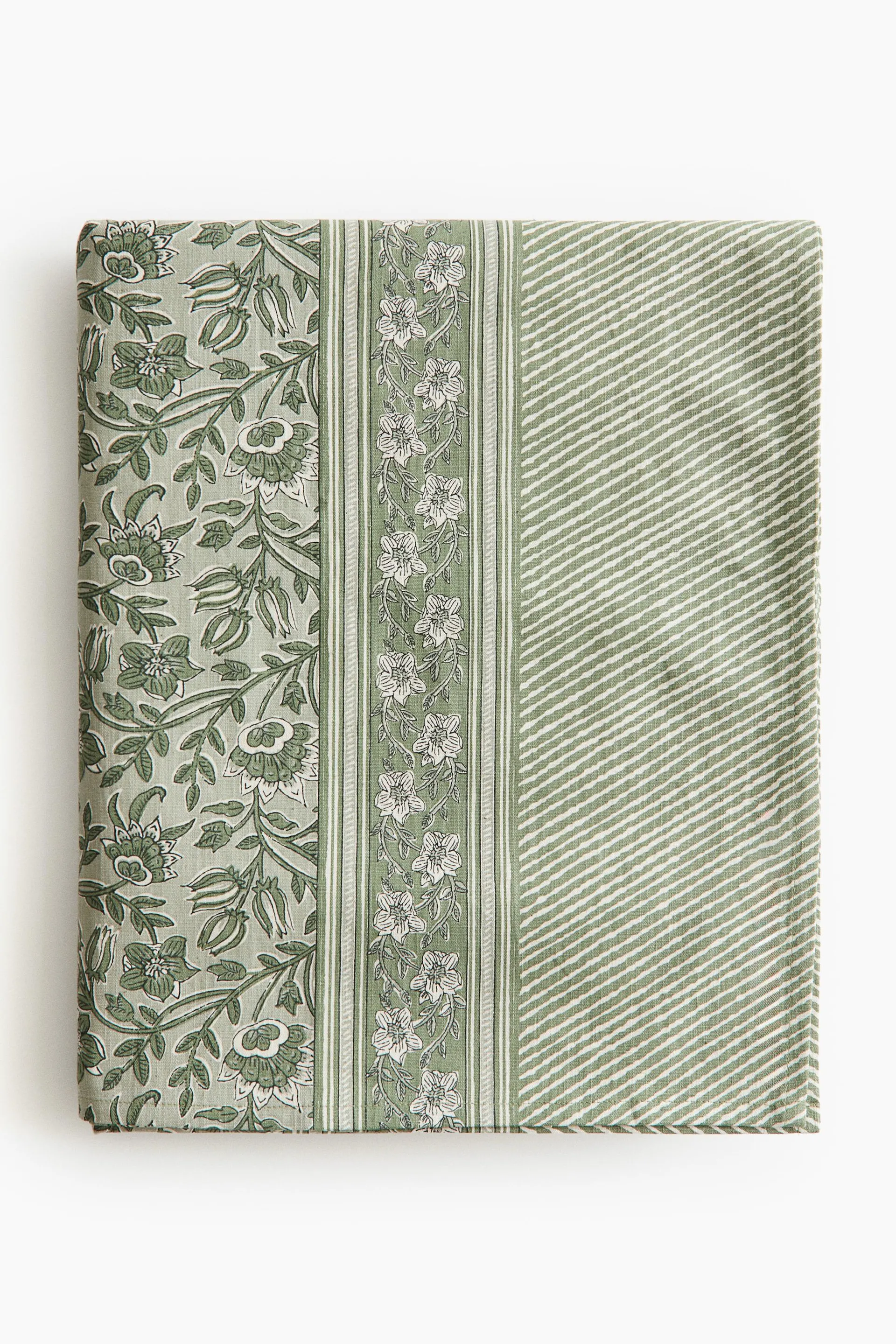 Mantel estampado de algodón