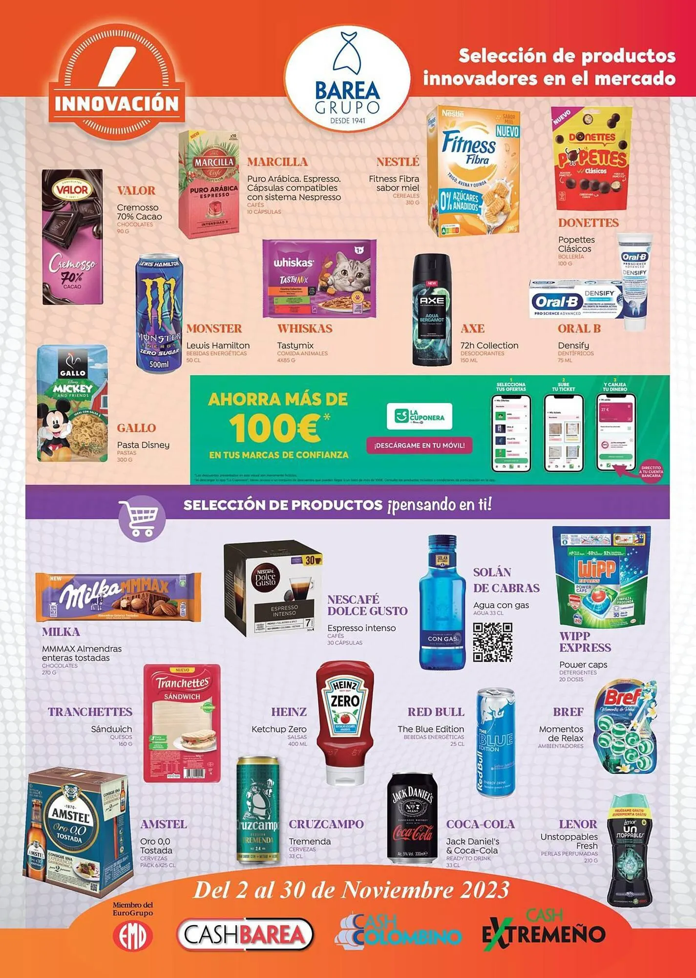 Catálogo de Folleto Cash Barea 6 de noviembre al 30 de noviembre 2023 - Página 1
