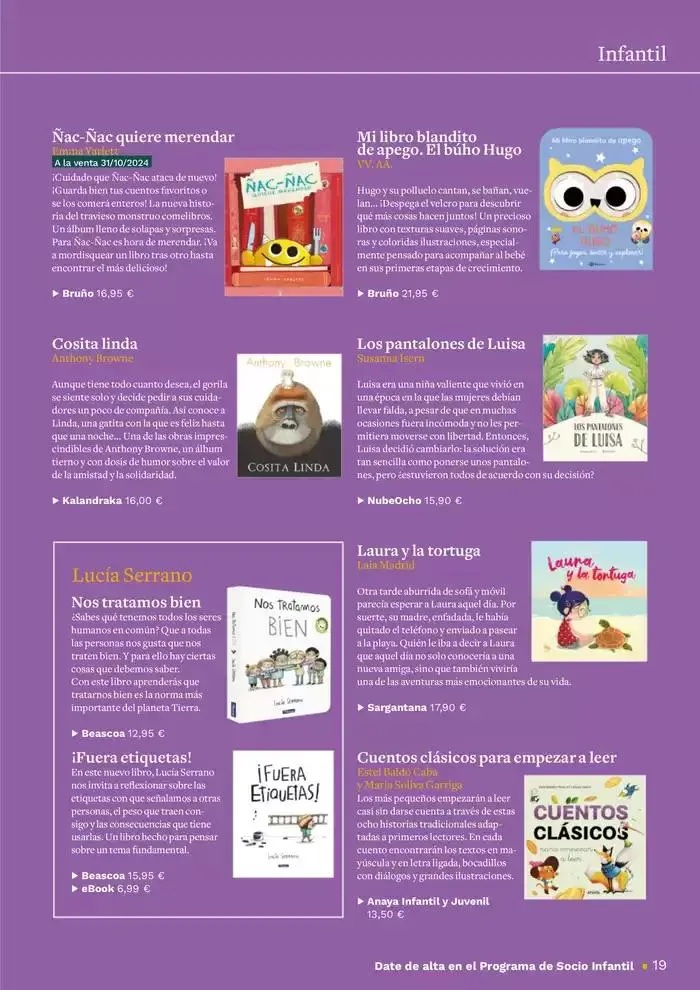 Catálogo de Casa del Libro Leer te hace único 6 de noviembre al 30 de noviembre 2024 - Página 19