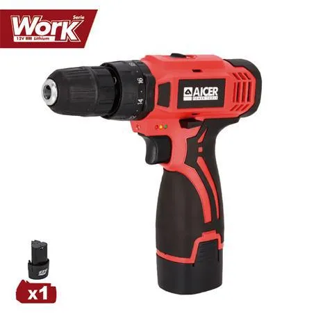 TALADRO PERCUTOR 14.4V 1X2AH SERIE WORK AICER