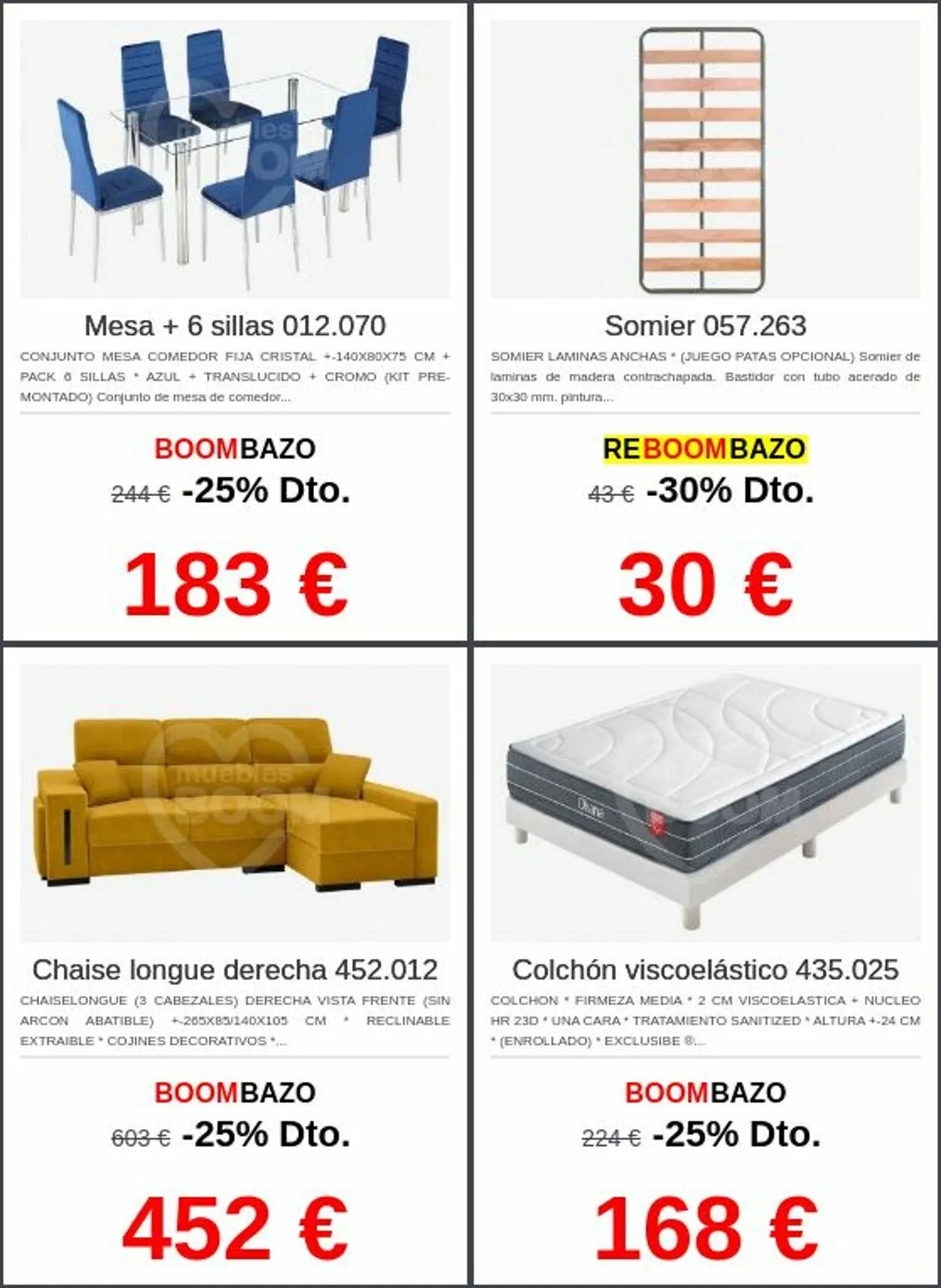Catálogo de Muebles BOOM Oferta actual 26 de mayo al 4 de junio 2025 - Página 3