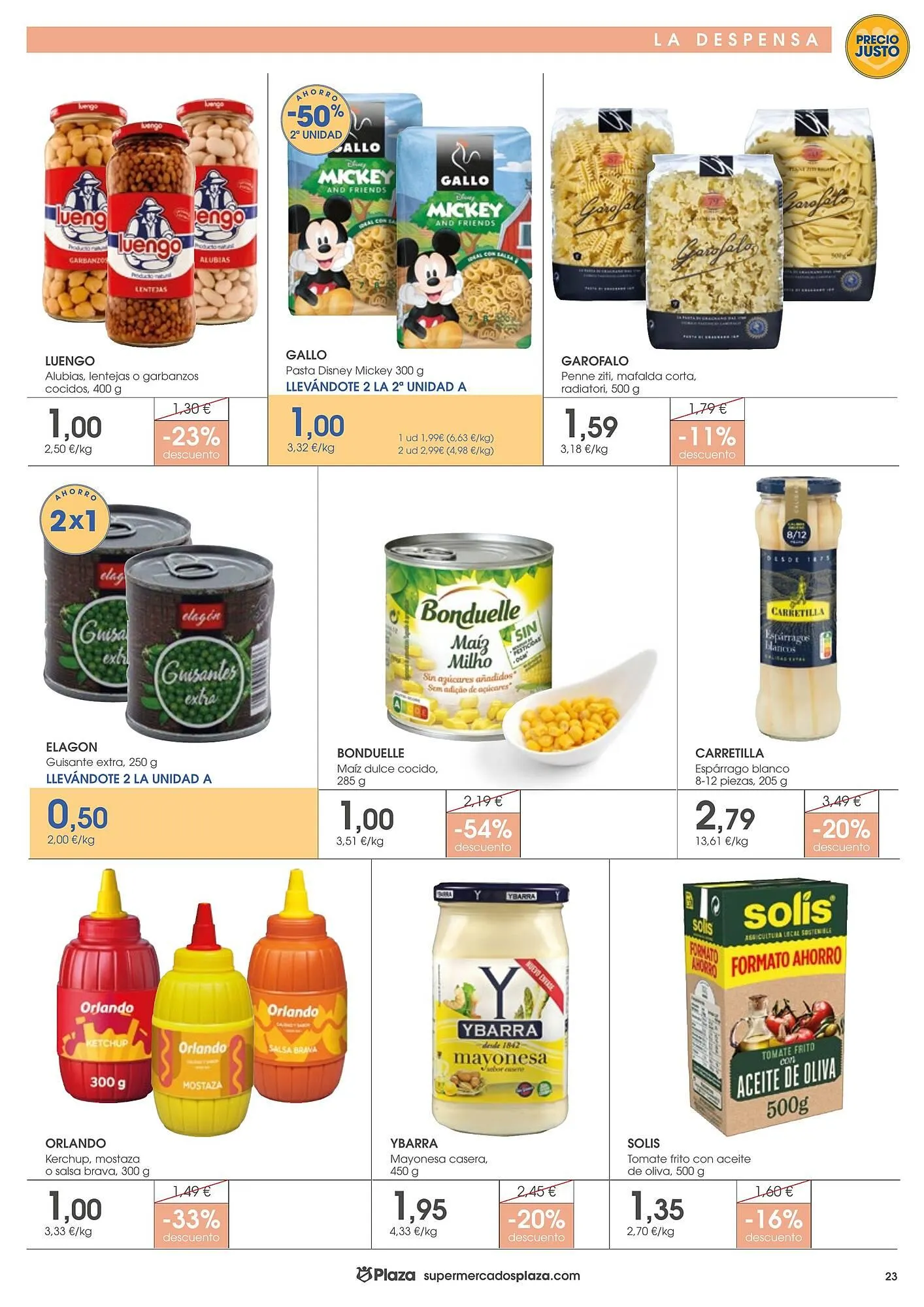 Catálogo de Folleto Supermercados Plaza 5 de marzo al 18 de marzo 2026 - Página 23