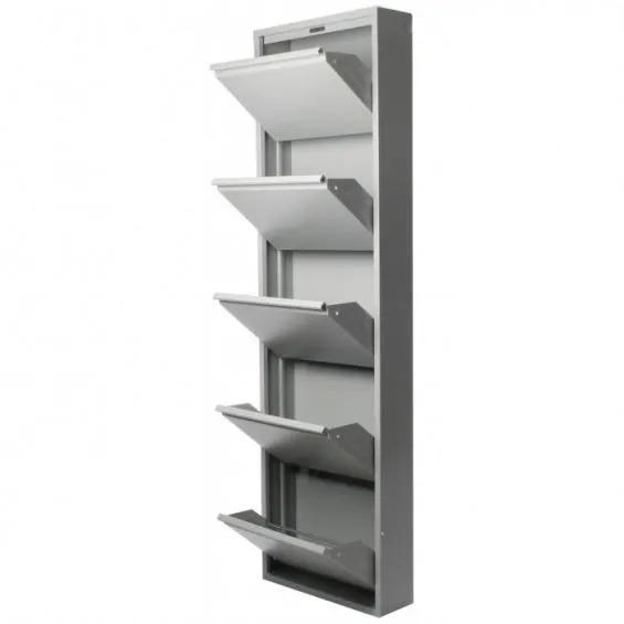 ZAPATERO METALICO GRIS L