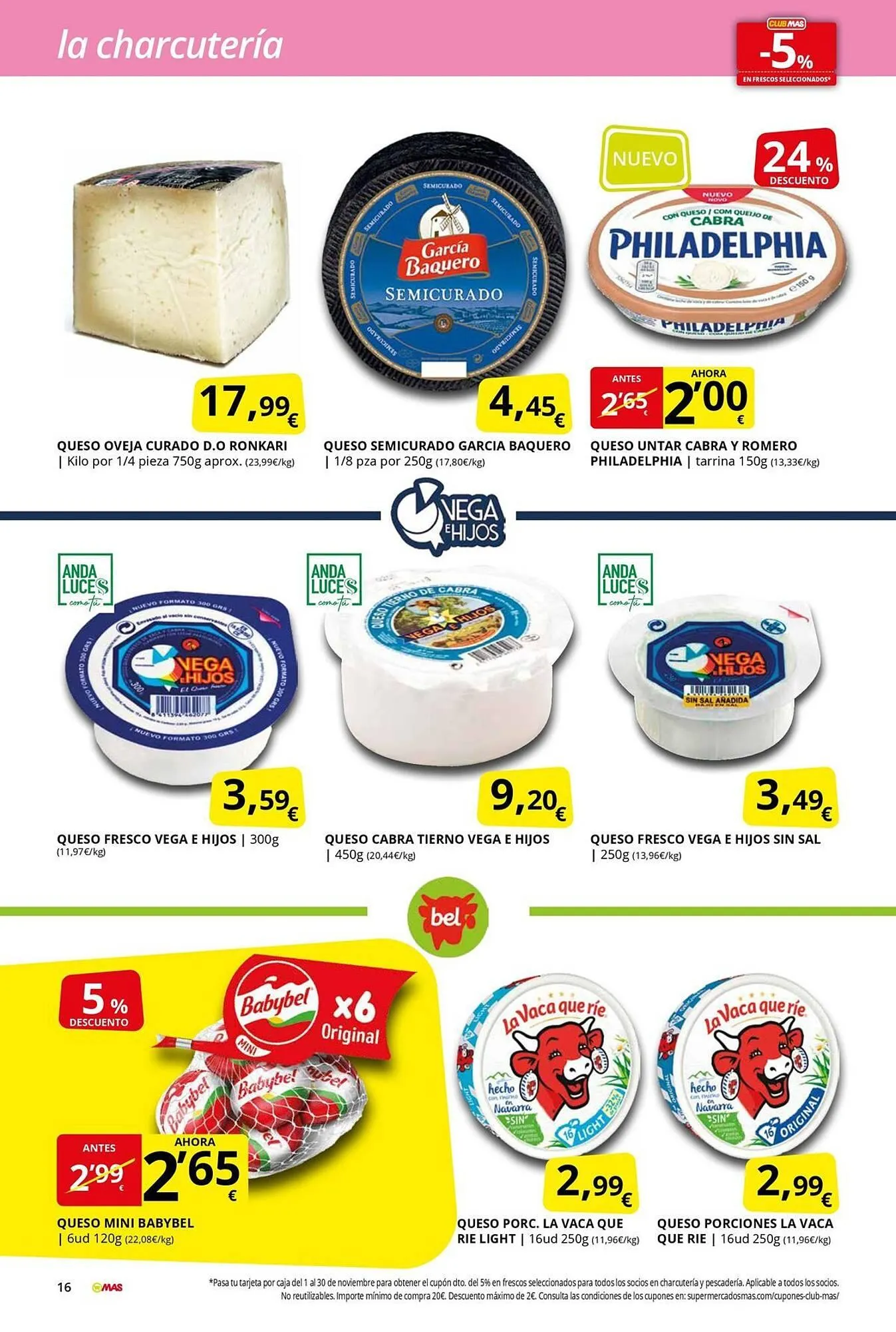 Catálogo de Folleto Supermercados MAS 31 de octubre al 30 de noviembre 2025 - Página 16