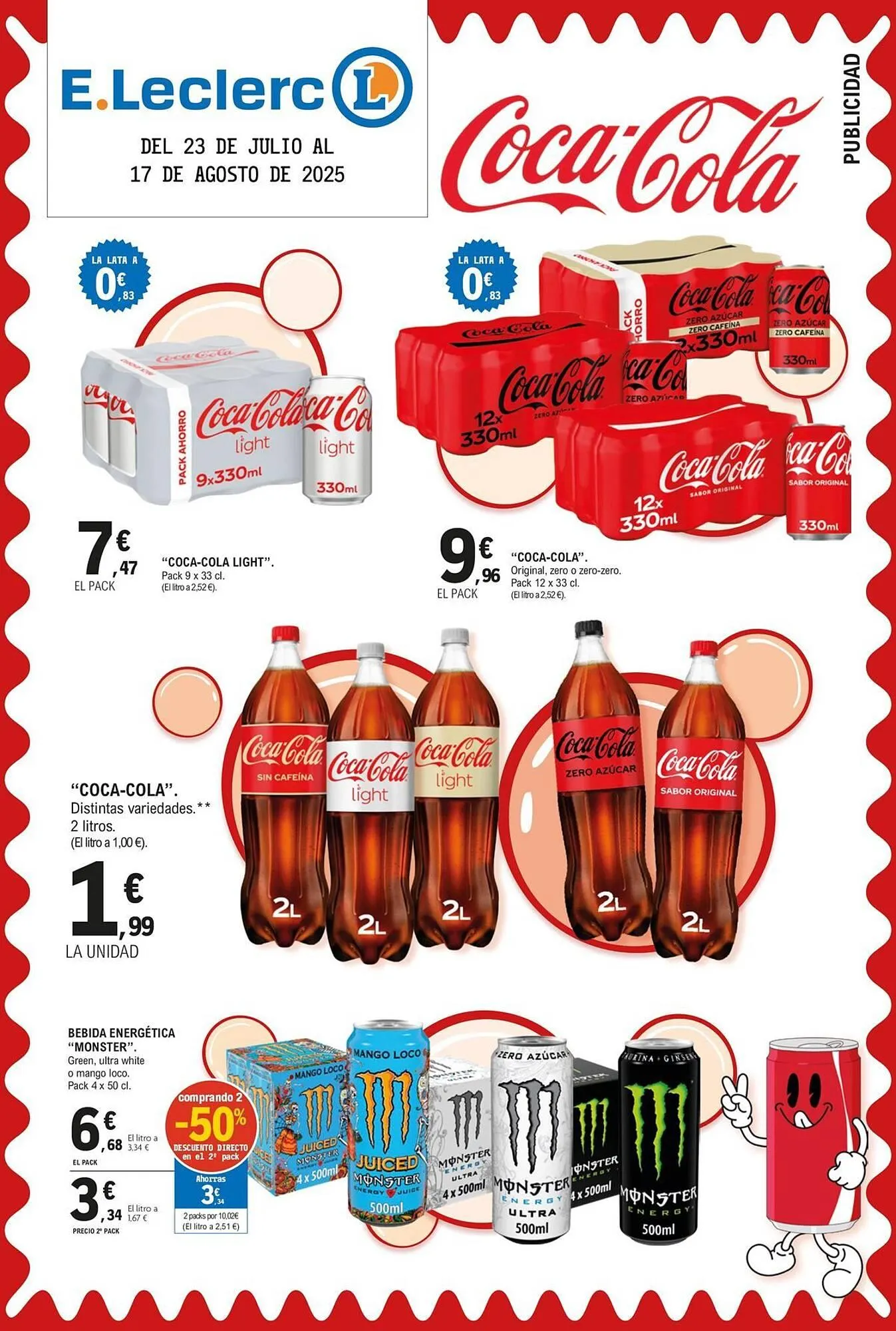 Catálogo de Folleto E.Leclerc 24 de julio al 17 de agosto 2025 - Página 1