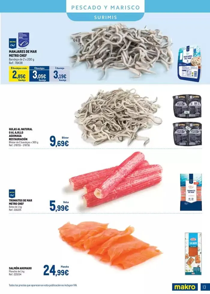 Catálogo de Especial Congelados Sur II 5 de mayo al 1 de junio 2025 - Página 13