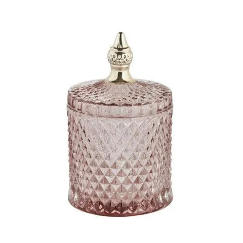 Miya jar H17.5 cm. misty rose